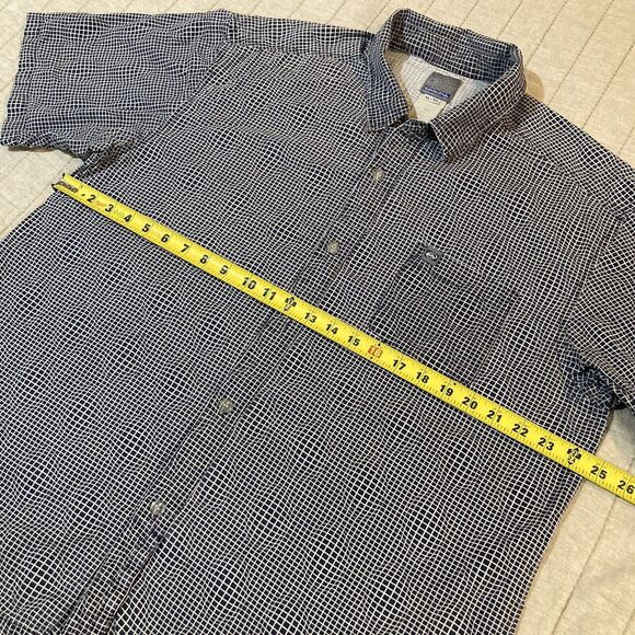 Vtg Quicksilver All Over Print Shirt 80s Boxy Fit XL Secret Pocket Burnquist - Picture 9 of 12